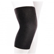 Бандаж на коленный сустав Экотен согревающий из собачьей шерсти ККС-Т2 черный.