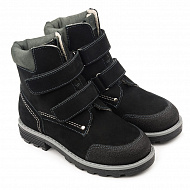 Ботинки Тапибу зимние с шерстью для мальчиков FT-23013.18-WL01O.01 черные.