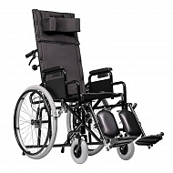 Кресло-коляска Ortonica для инвалидов Recline 100 с пневматическими колесами.